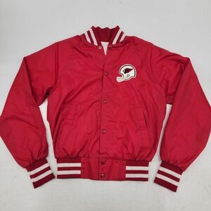Vtg 80s NFL Arizona Cardinals Football Satin Varsity Jacket‎ Active Generation
